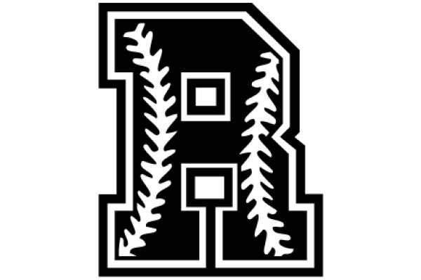 Stylized Baseball Logo with Design