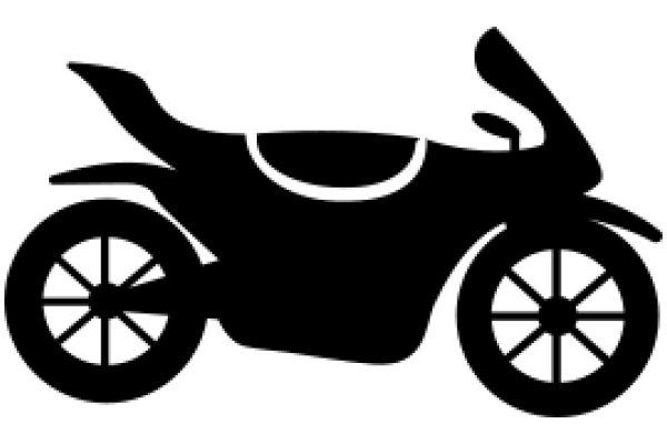 Stylized Motorcycle Icon