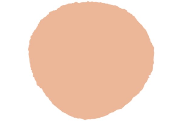 A Solid Circle in a Soft Pink Hue