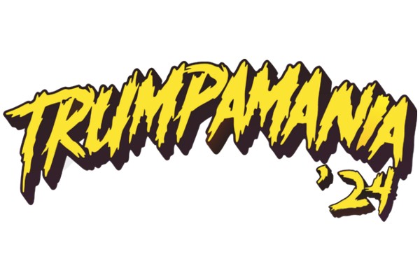 Vintage 'Trumpmania' Logo with the Year '24'