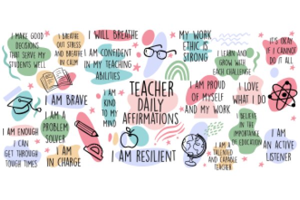 A Colorful Collection of Teacher Affirmations and Quotes