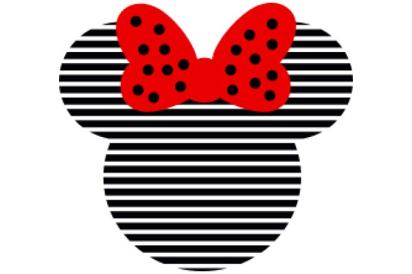 Stylish Minimalist Mickey Mouse Ear Design