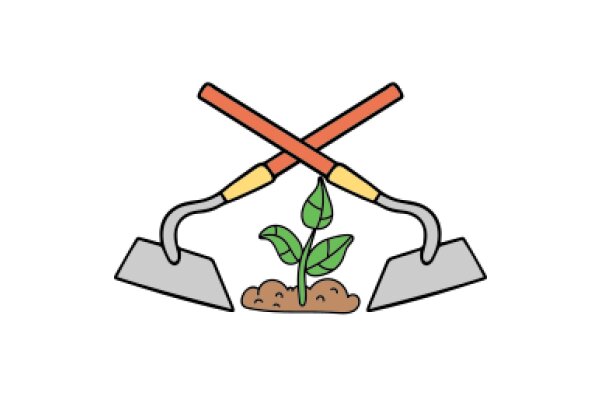 Digging for Growth: A Visual Guide to Gardening Tools and Seedlings