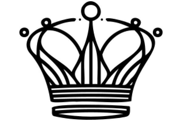 A Stylized Crown and Figure