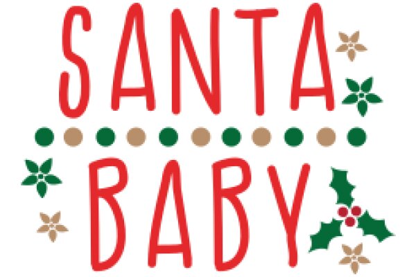 Season's Greetings: A Festive Santa Baby Sign