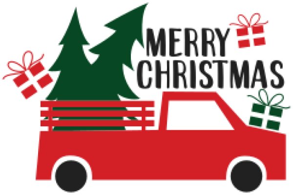 Merry Christmas: A Festive Truck Delivery