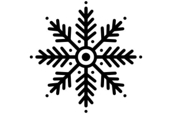 Stylized Snowflake Design