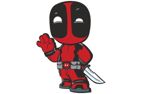 Digital Art: A Stylized Illustration of Deadpool