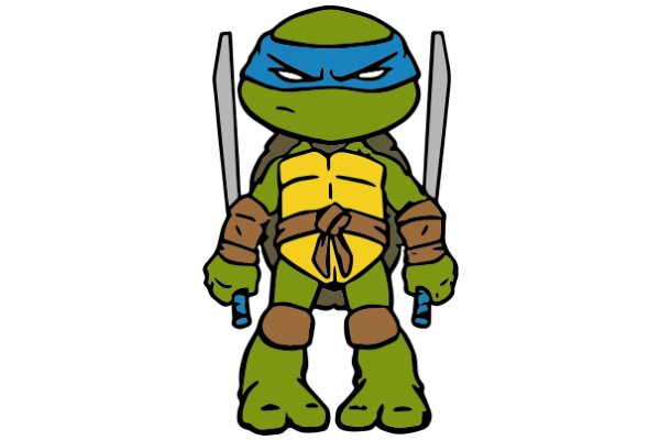 Meet Leonardo, the Angry Teenage Mutant Ninja Turtle