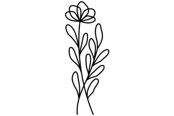 Stylized Flower Illustration