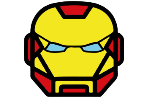 Vividly Stylized Iron Man Logo