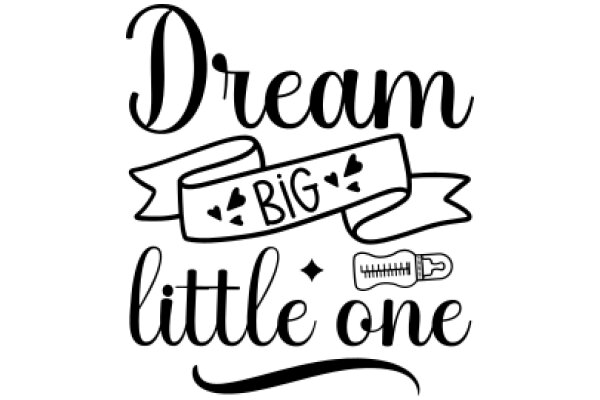 Dream Big, Little One: A Motivational Poster for Children