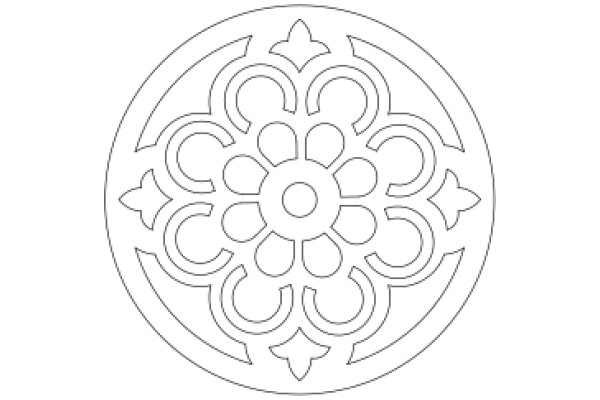 A Simple, Elegant Design: A Flower-Like Symbol in