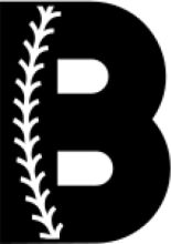 Simplicity in Design: A Letter 'B' in Black and White