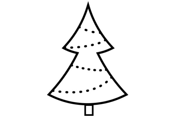 Simplified Christmas Tree Icon