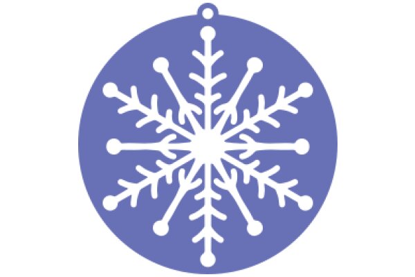 Purple Snowflake Design: A Symbol of Winter's Charm