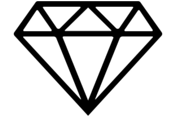 A Stylized Diamond Icon in