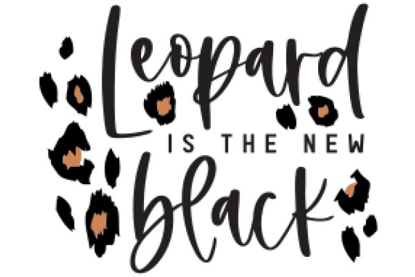 Leopard Is the New Black: A Graphic Design