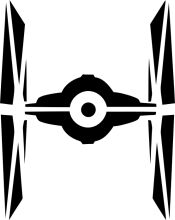 Stylized Tie Fighter Logo