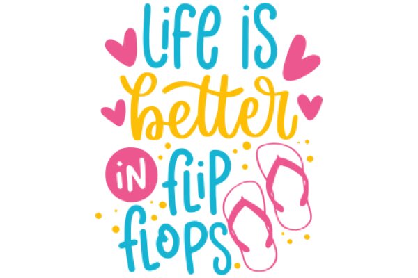 Life is Better in Flip Flops: A Celebration of Summer and Relaxation