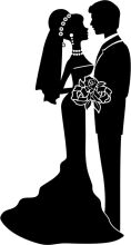 A Silhouette of Love: A Couple's Silhouette with a Rose