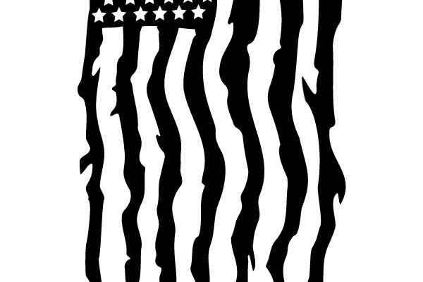 Stripes of : A Graphic Representation of the American Flag