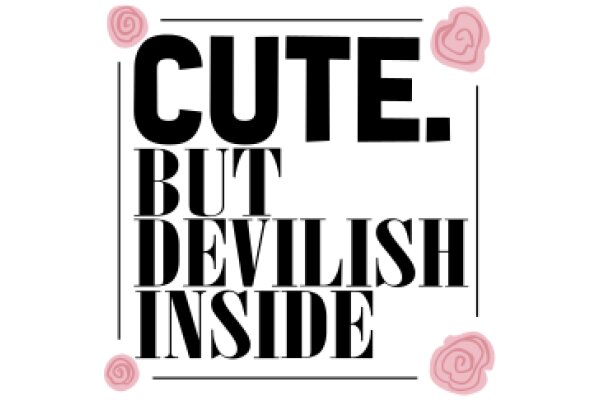 Cute. But Devilish Inside: A Graphic Design