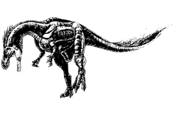 A Classic Illustration of a Velociraptor