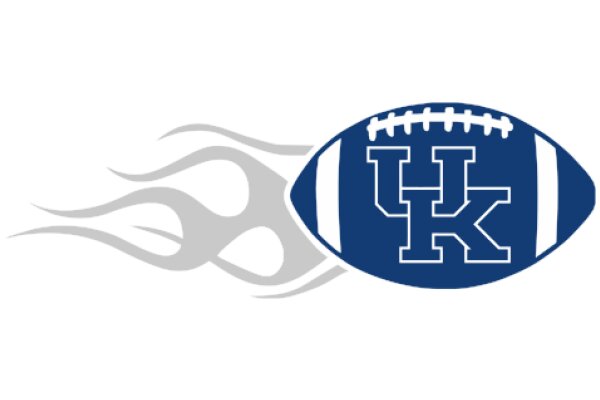 UK Football Logo with a Stylized Smoke Design