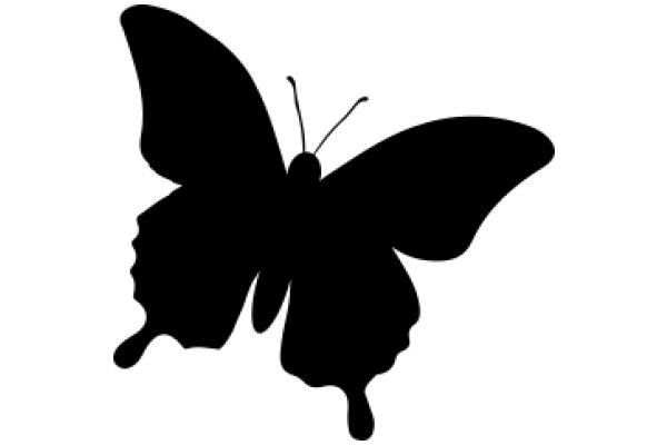 Silhouette of a Butterfly: A Symbol of Transformation and Beauty