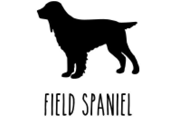 A Silhouette of a Dog, with the Text 'FIELD SPANIEL' Below It