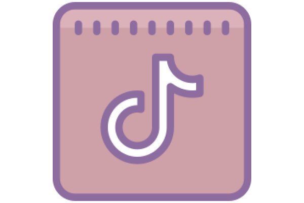 A Simple, Purple Icon with a Musical Note