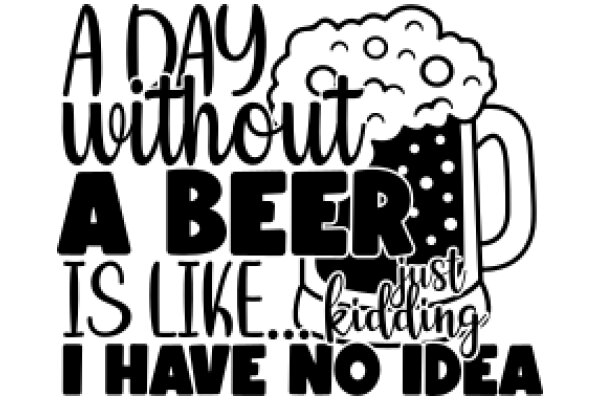 A Day Without a Beer Is Like... Just Kidding, I Have No Idea