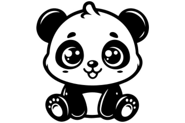 Adorable Panda Sticker