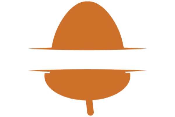 Simplistic Orange Icon with a Curved Top