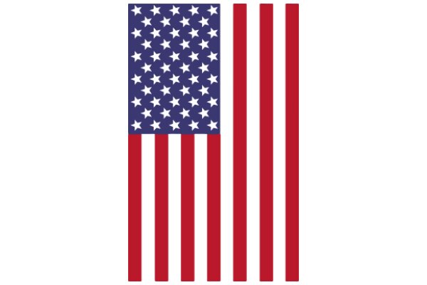 United States Flag with Stripes