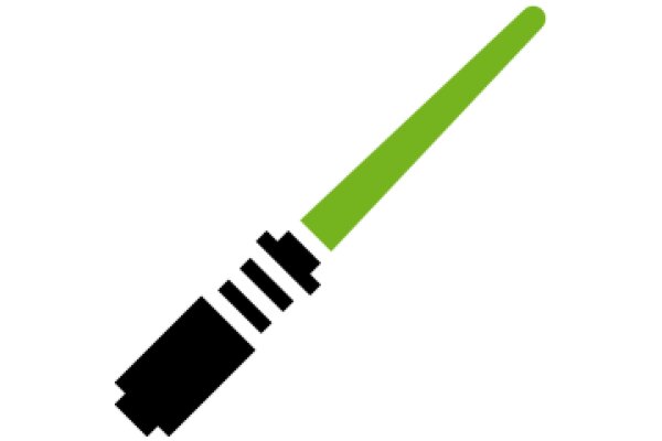 A Vivid Illustration of a Green Lightsaber