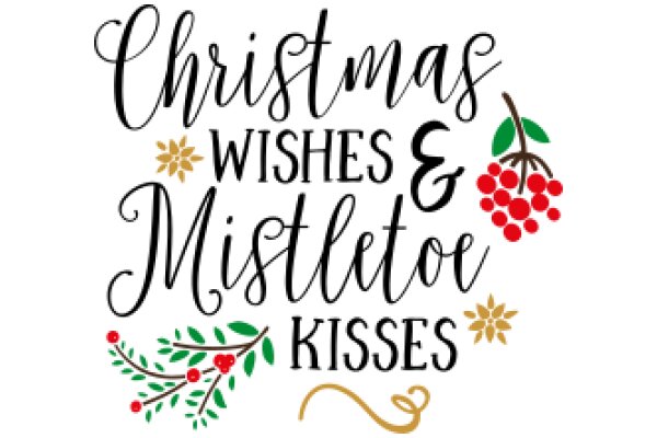 Season's Greetings: A Festive Message of Christmas Wishes, Mistletoe Kisses, and Holiday Cheer