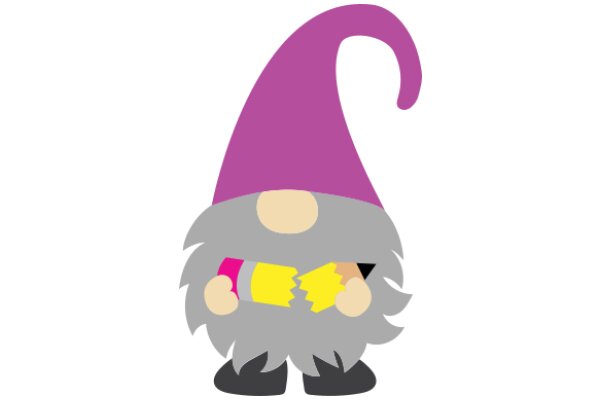 A Friendly Gnome with a Yellow Book