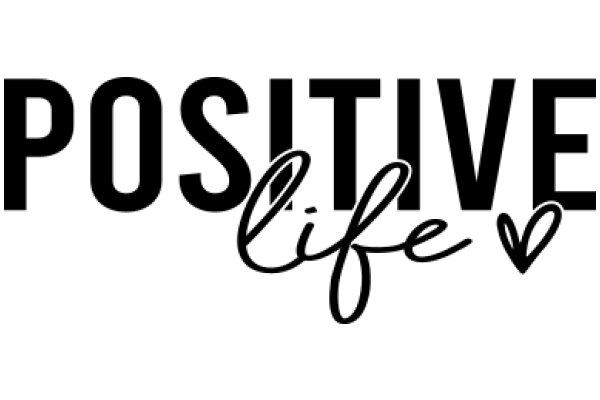 Positive Life: A Graphic Design Showcasing the Power of Positivity