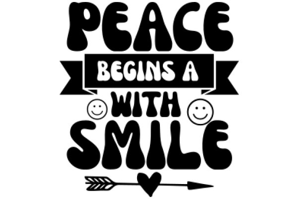 Peace Begins with a Smile: A Symbolic Poster