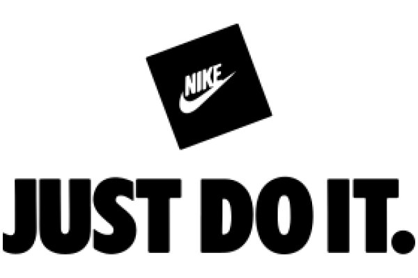 Nike Advertisement: 'Just Do It' with a Square Logo