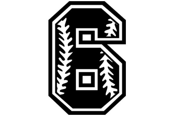 Stylized Baseball Logo with Tree Design