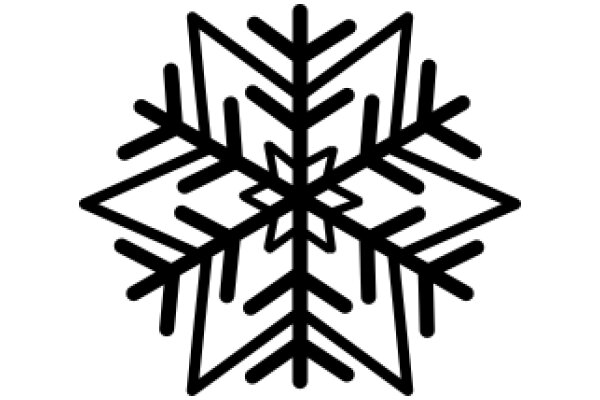 Stylized Snowflake Design