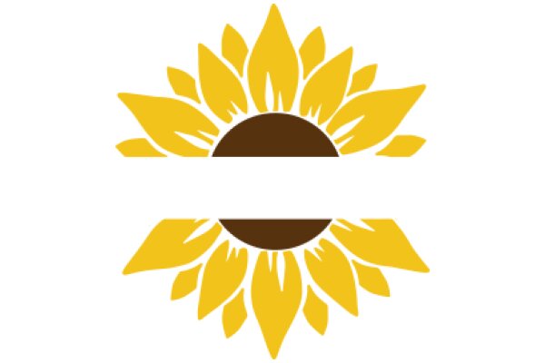 Sunflower Logo with a Minimalist Design