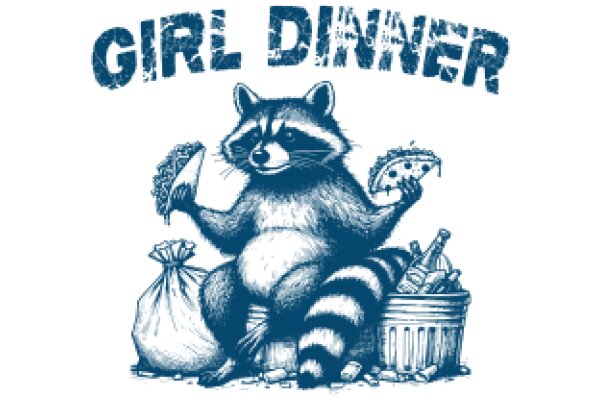 Girl Dinner: A Cozy Raccoon's Feast