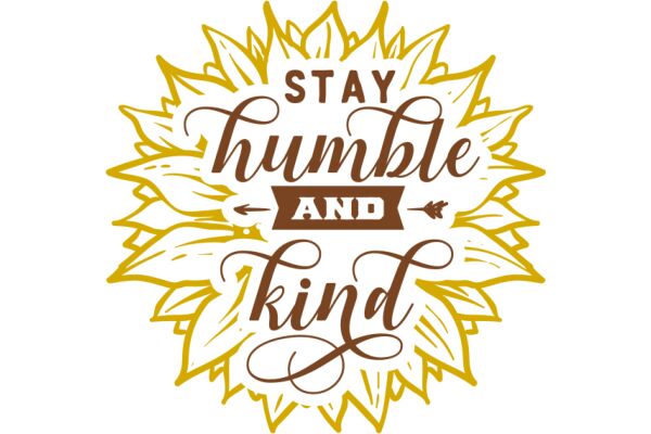 Stay Humble and Kind: A Motivational Poster