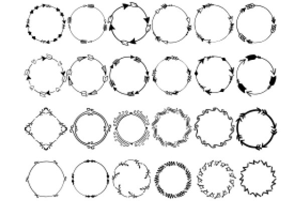 Elegant Designs: A Collection of Circles and Rings