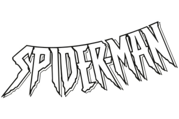 Stylized Text Art: Spider-Man