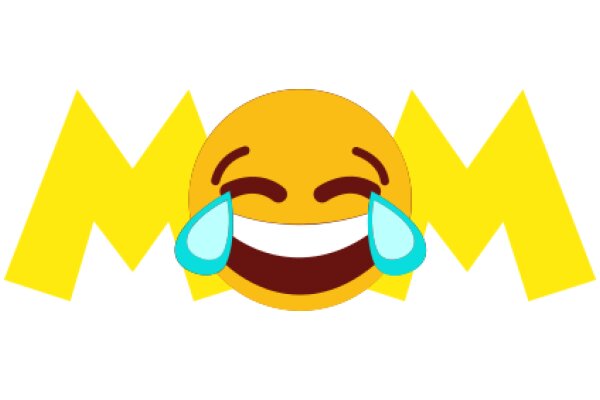 Emotional Expression of a Smiling Emoji Surrounded by Yellow Triangles